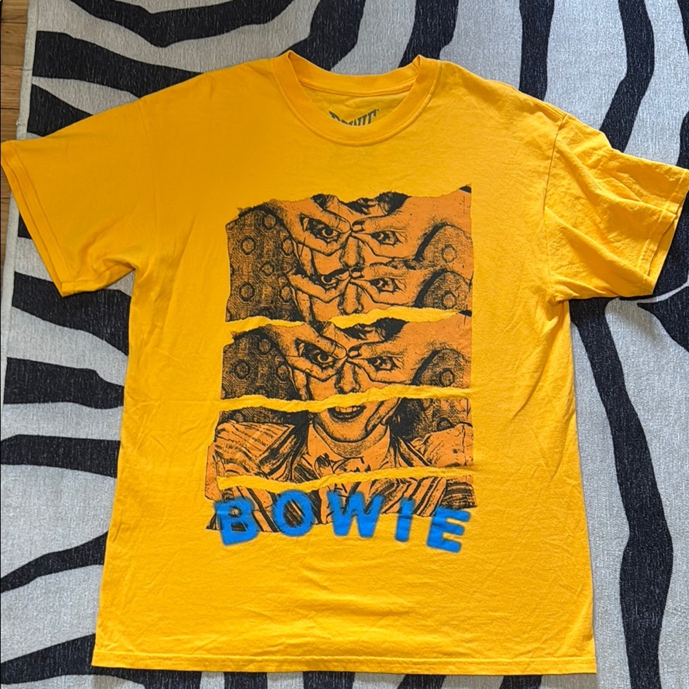 Goodie Two Sleeves David Bowie Graphic Tee Band Shirt